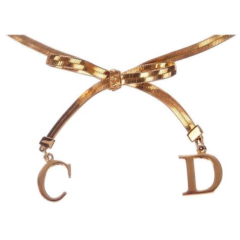 christian dior necklace bow|christian dior costume jewelry necklace.